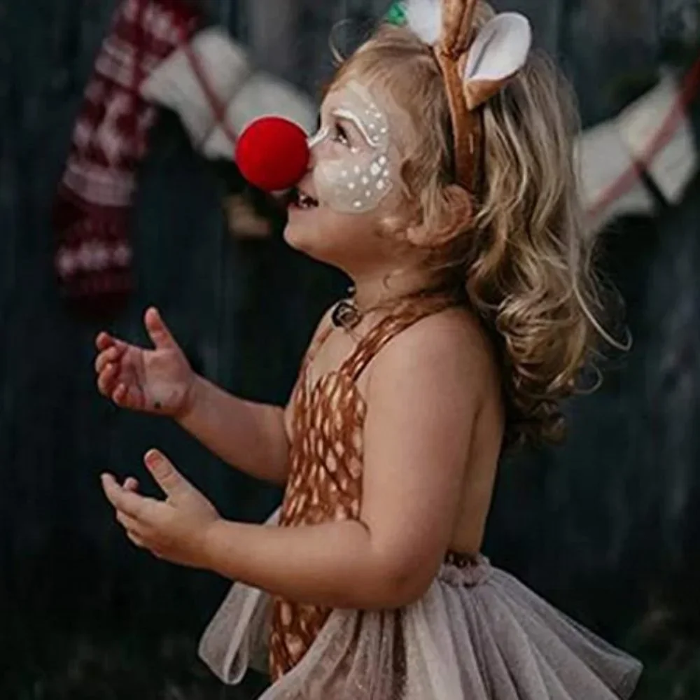 Baby Christmas Reeindeer Tutu Romper with Headband 6-9 months